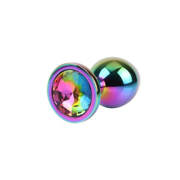 Rainbow Gem Plug Anal Multicolor con Joya Talla M-CHISA (LoveCherry) EAN: 7597461122698 - Imagen 2