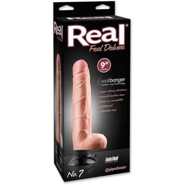 Real Feel Deluxe Número 7  22,9 cm Natural-REAL FEEL DELUXE (LoveCherry) EAN: 603912340778 - Imagen 4