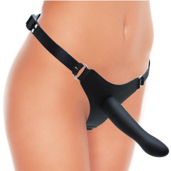 Arnés con Dildo Silicona 16 cm-LATEX PLAY (LoveCherry) EAN: 8718924235201
