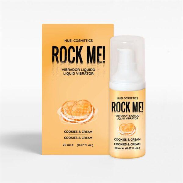 Rock Me! Vibrador Liquido Cookies and Cream 20 ml-NUEI COSMETICS (LoveCherry) EAN: 8495390890485