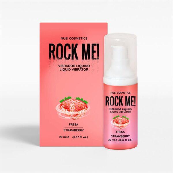 Rock Me! Vibrador Líquido Fresa 20 ml-NUEI COSMETICS (LoveCherry) EAN: 8495390890478