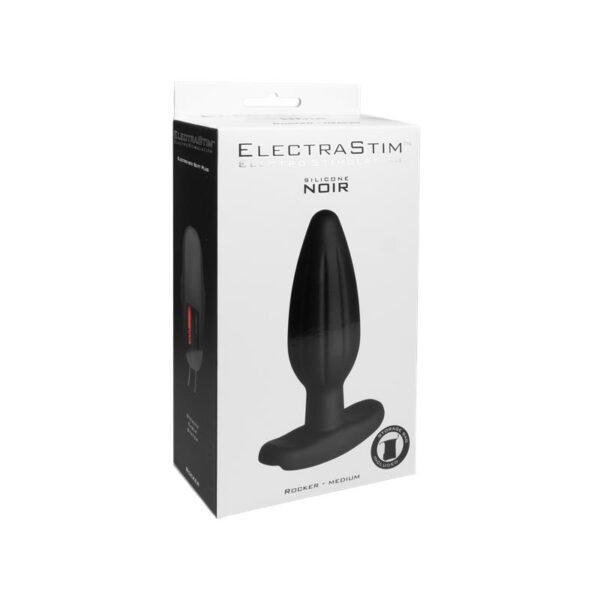 Rocker Plug Anal Silicona Medium Noir-ELECTRASTIM (LoveCherry) EAN: 609224031755 - Imagen 5