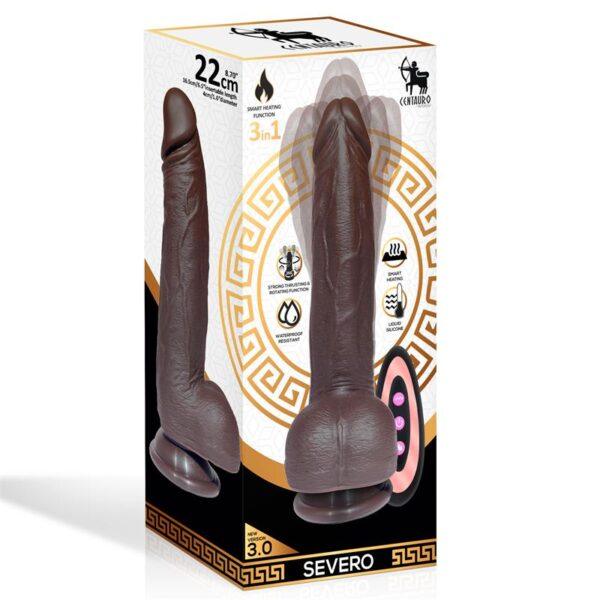 Severo Dildo Realista Turbo Shaking Thrusting, Rotación 360º Control Remoto Efecto Calor-CENTAURO (LoveCherry) EAN: 8436615002474 - Imagen 11