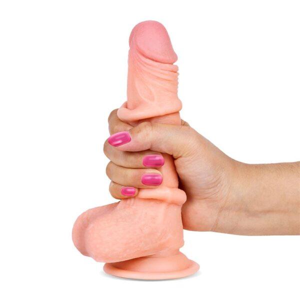 Slidy Dildo Realista Dual Layer Retráctil y Orientable 7-LIKETRUE (LoveCherry) EAN: 8436583799390 - Imagen 2