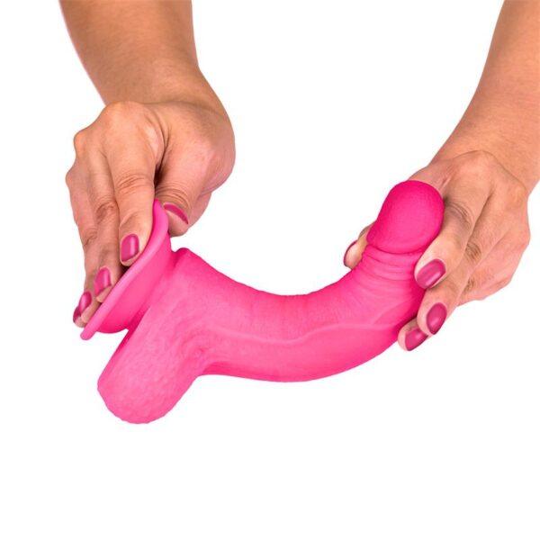 Slidy Dildo Realista Dual Layer Retráctil y Orientable 7-LIKETRUE (LoveCherry) EAN: 8436583799420 - Imagen 5