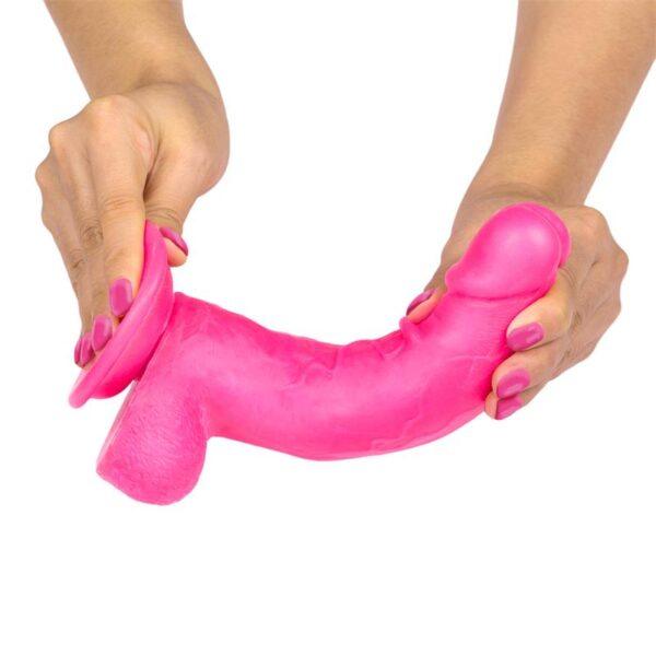 Slidy Dildo Realista Dual Layer Retráctil y Orientable 8-LIKETRUE (LoveCherry) EAN: 8436583799475 - Imagen 6