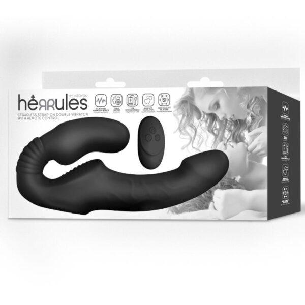 Strap on Vibrador Doble sin Arnés con Control Remoto-HERRULES (LoveCherry) EAN: 8436583793701 - Imagen 3