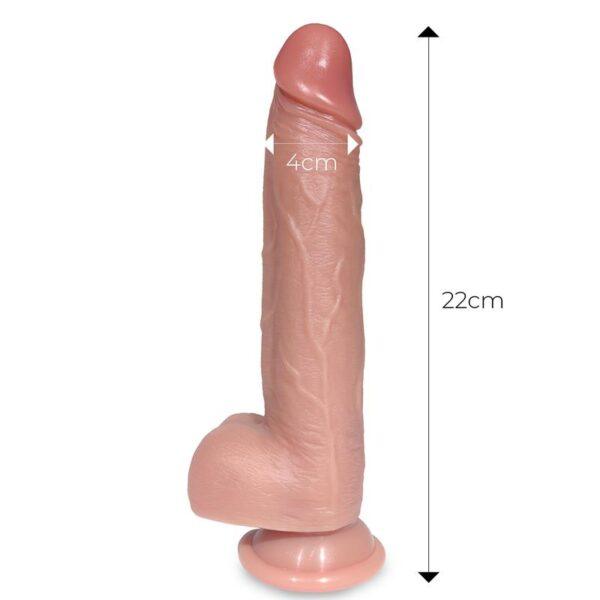 Tiberio Dildo Realista Turbo Shaking con Thrusting, Rotación 360º y Control Remoto Silicona Líquida-CENTAURO (LoveCherry) EAN: 8436615002467 - Imagen 10