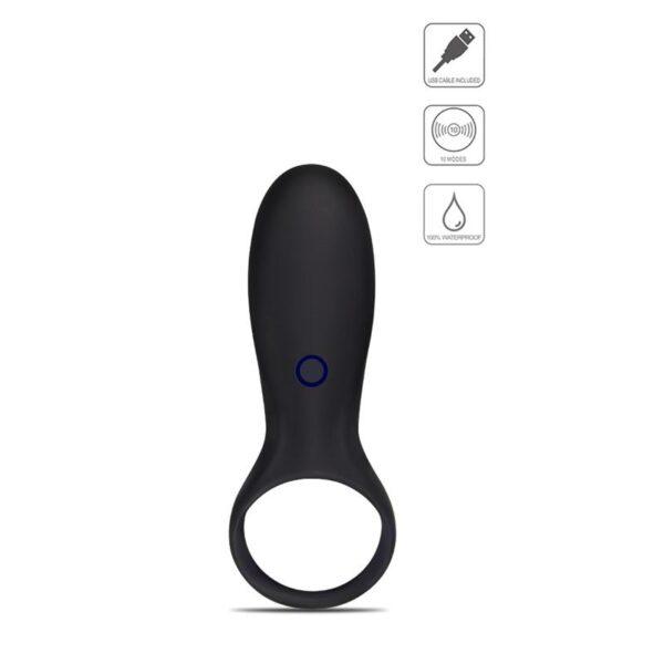 Anillo para el Pene iJoy Stamina Ring USB Negro-LOVETOY (LoveCherry) EAN: 6970260907620 - Imagen 2