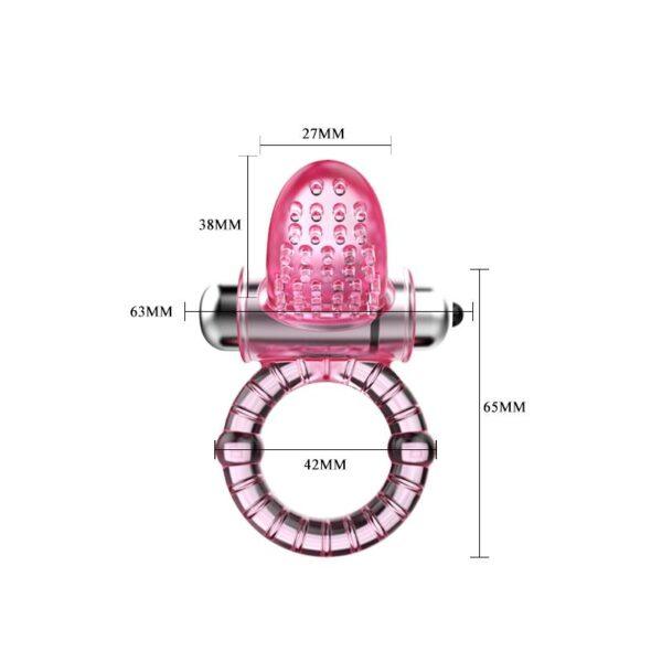 Anillo Vibrador Sweet Rosa-BAILE (LoveCherry) EAN: 6959532308716 - Imagen 3