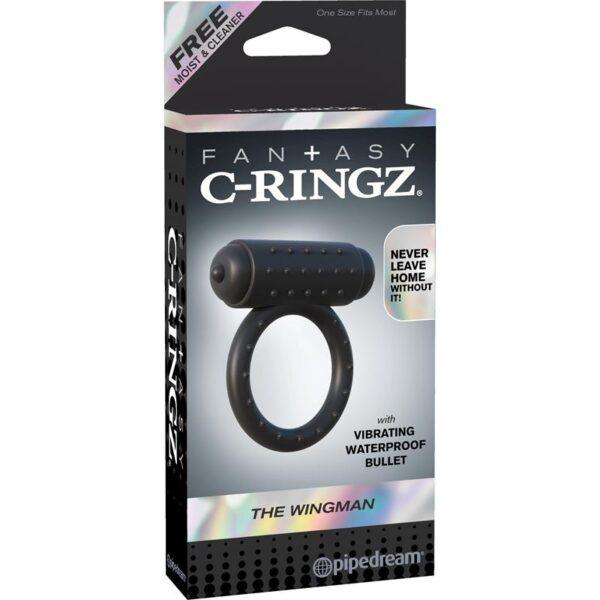 Anillo Vibrador Wingman Negro-FANTASY C-RINGZ (LoveCherry) EAN: 603912358605 - Imagen 2