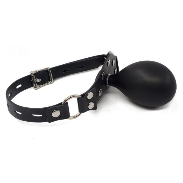 Mordaza inflable Bulbo Gag Negro-KINKGEAR (Fun Distri) EAN: 3662811614660 - Imagen 5