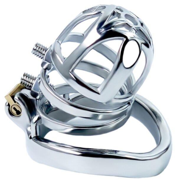 Jaula de castidad metálica Doble Pik 6,5 x 3,5cm-CockLock (Fun Distri) EAN: 3662811396375