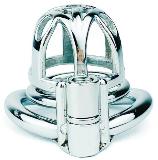 Jaula de castidad de metal Trig Cage 4 x 3,5cm-CockLock (Fun Distri) EAN: 3662811402144 - Imagen 4