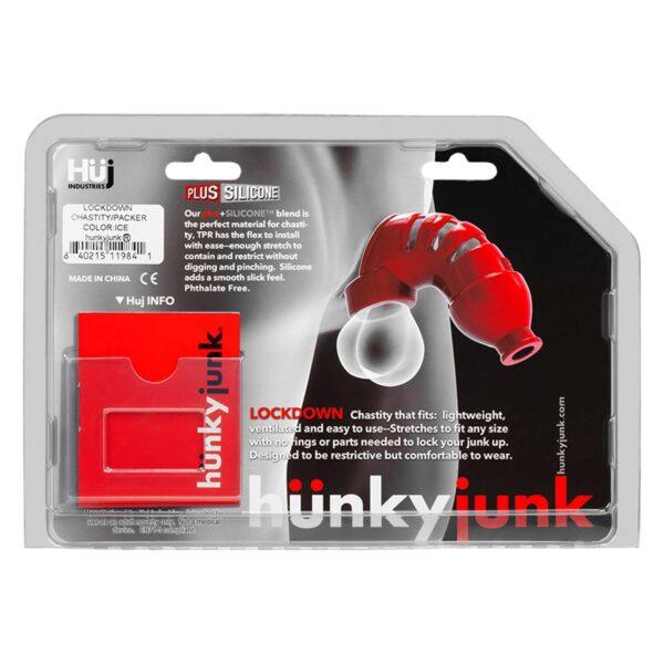 Jaula de castidad Lockdown Azul-Hünkyjunk by Oxballs (Fun Distri) EAN: 840215120090 - Imagen 4