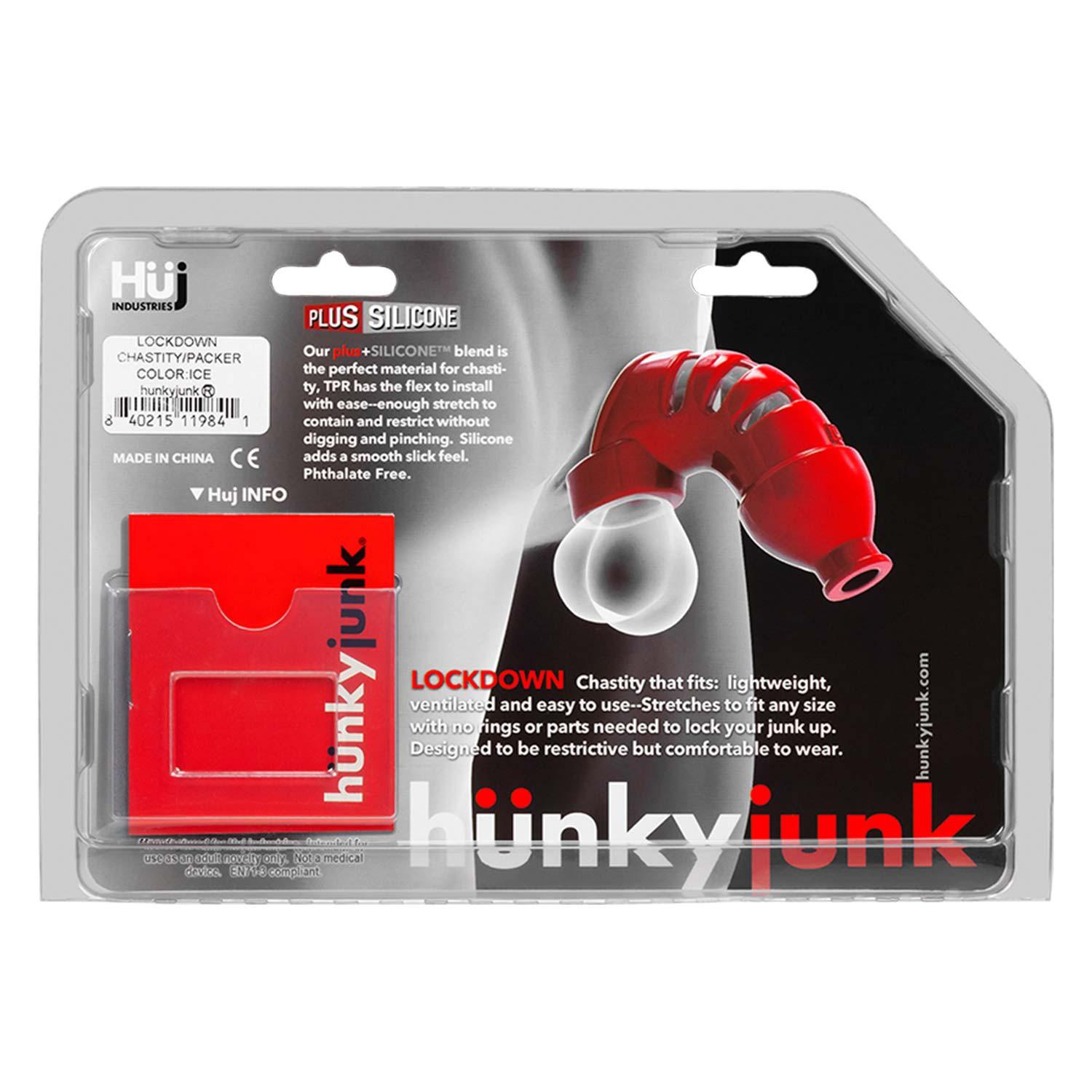 Jaula de castidad Lockdown Azul-Hünkyjunk by Oxballs (Fun Distri) EAN: 840215120090 - Imagen 4