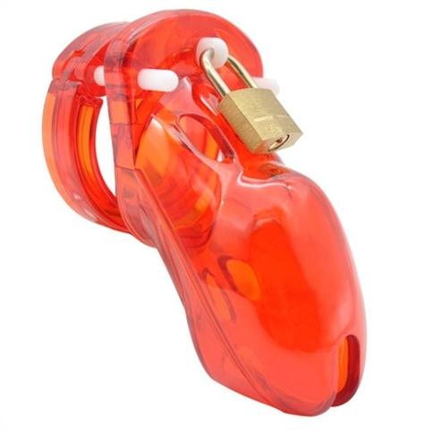 Jaula de castidad locky 8 x 3,3 cm Rojo-CockLock (Fun Distri) EAN: 3662811172535