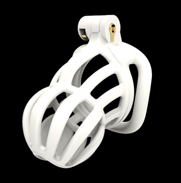 Narra Jaula de Castidad 8 x 3.6cm Blanco-CockLock (Fun Distri)EAN: 3662811440917