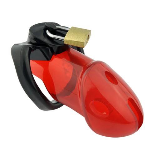 Jaula de castidad Rickers 9 x 3cm Rojo