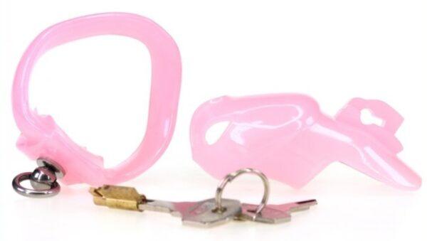 Jaula de castidad Stop This 9 x 3cm Rosa (Fun Distri)EAN: 3662811255221 - Imagen 7