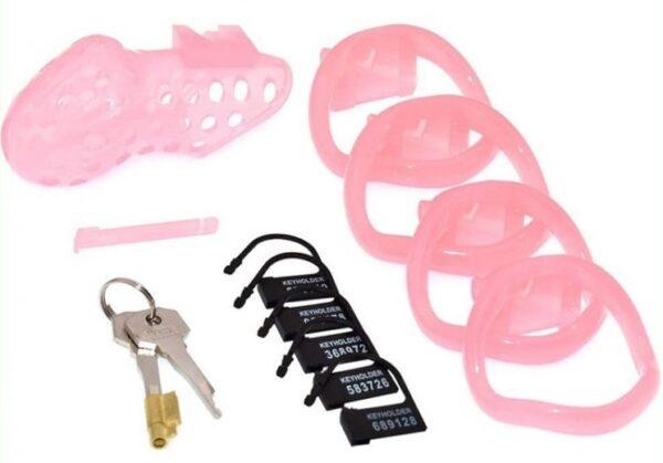 Jaula de castidad XGuard 10 x 3cm Rosa (Fun Distri)EAN: 3662811254569 - Imagen 2