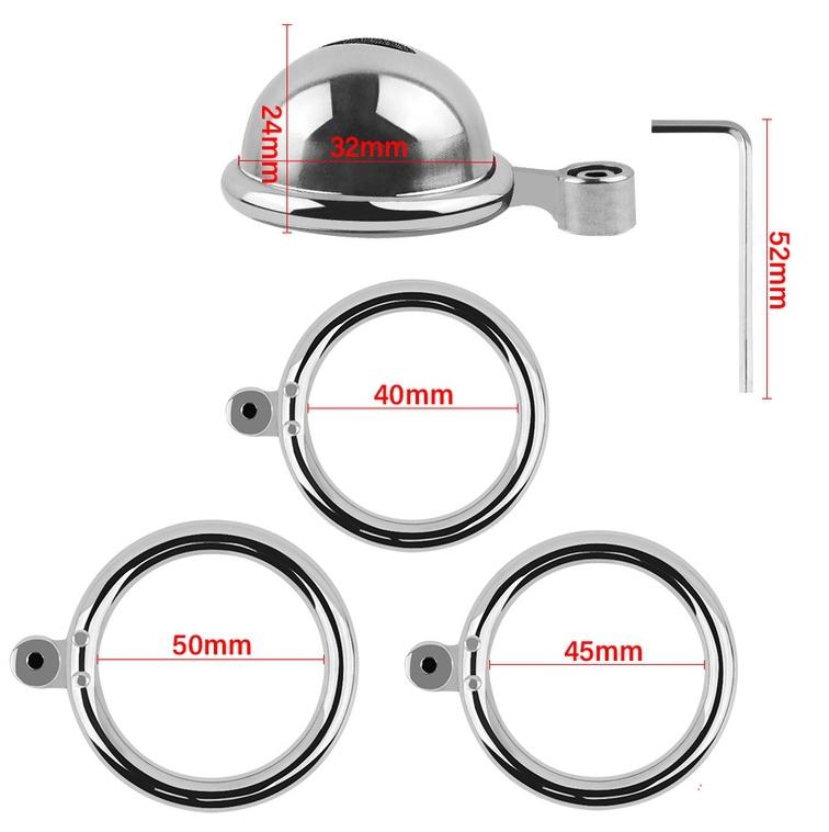 Jaula de castidad Xtrem Lock 3,5 x 3,4cm - Imagen 4