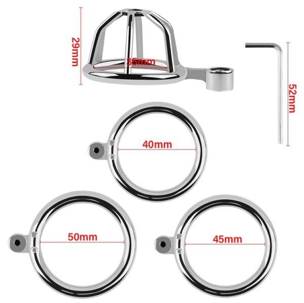 Jaula de castidad abierta Xtrem 4,5 x 3,5cm-CockLock (Fun Distri)EAN: 3662811346875 - Imagen 4