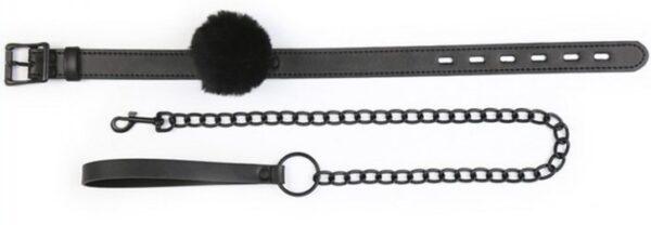 Collar de bola y correa negro-Generique (Fun Distri) EAN: 3662811200191 - Imagen 5