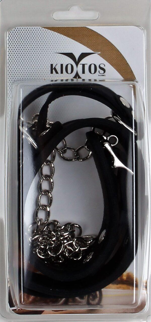 Collar y correa de lujo Negro-KIOTOS (Fun Distri) EAN: 8719497539130 - Imagen 2