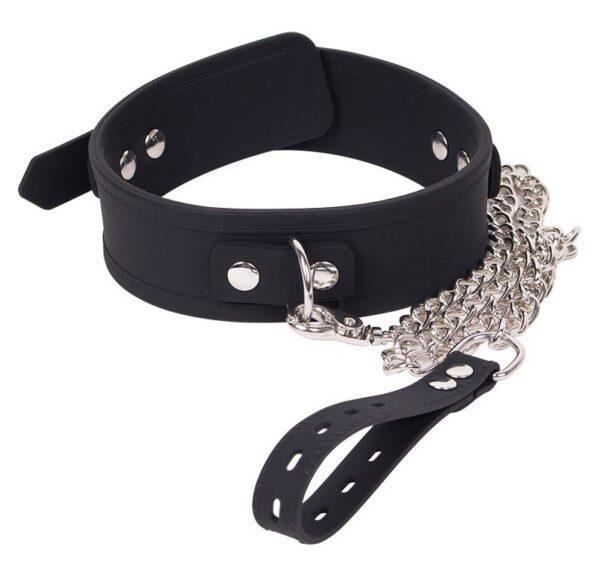 Collar y correa de lujo Negro-KIOTOS (Fun Distri) EAN: 8719497539130