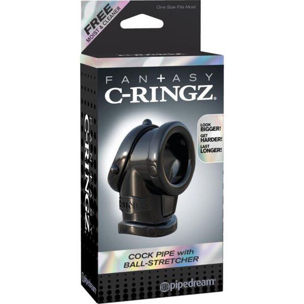 Fantasy C-Ringz Anillo con Ball-Strecher Color Negro-FANTASY C-RINGZ (LoveCherry) EAN: 603912358582 - Imagen 3