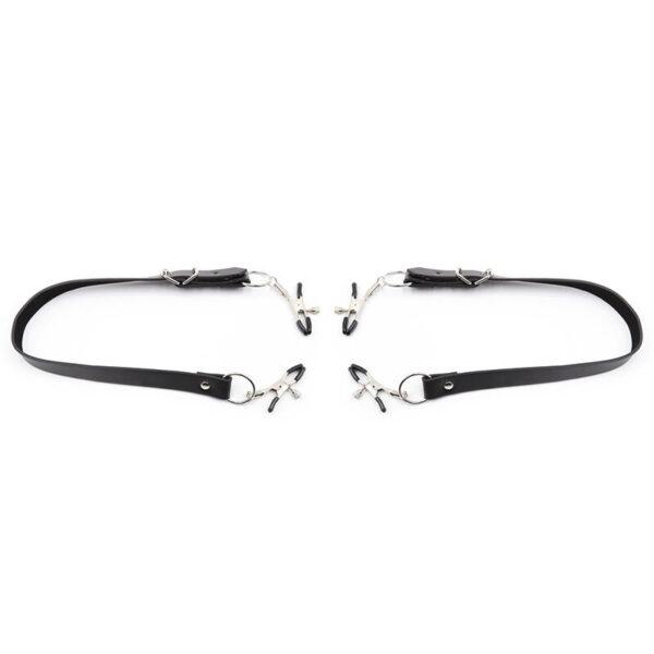 OHMAMA FETISH - PINZAS CLITORIS CON CORREAS PIERNAS-OHMAMA FETISH (Dreamlove) EAN: 8435565933975 - Imagen 2