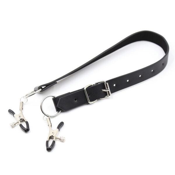 OHMAMA FETISH - PINZAS CLITORIS CON CORREAS PIERNAS-OHMAMA FETISH (Dreamlove) EAN: 8435565933975 - Imagen 4