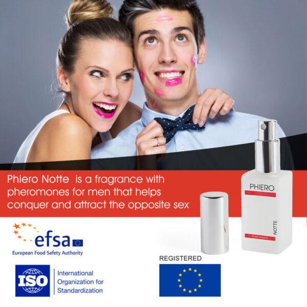 500 COSMETICS - PHIERO NOTTE PERFUME CON FEROMONAS MASCULINO-500COSMETICS (Dreamlove) EAN: 8437012718203 - Imagen 2