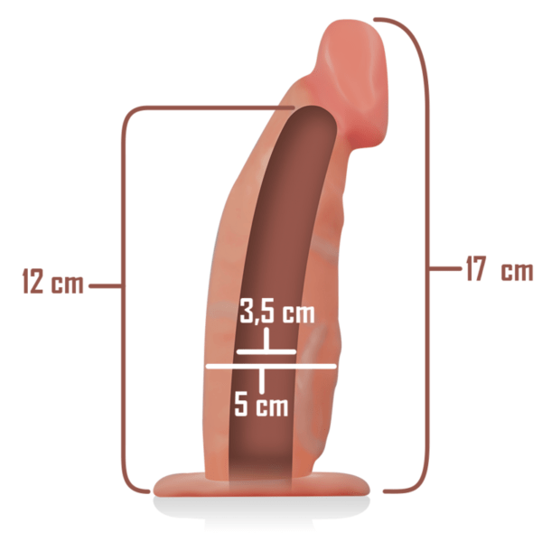 INTENSE - ARNÉS HUECO CON DILDO 18 X 3.5 CM-INTENSE COUPLES TOYS (Dreamlove) EAN: 8435565939038 - Imagen 6