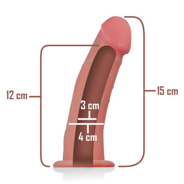 INTENSE - ARNÉS HUECO CON DILDO 16 X 3 CM-INTENSE COUPLES TOYS (Dreamlove) EAN: 8435565939045 - Imagen 6