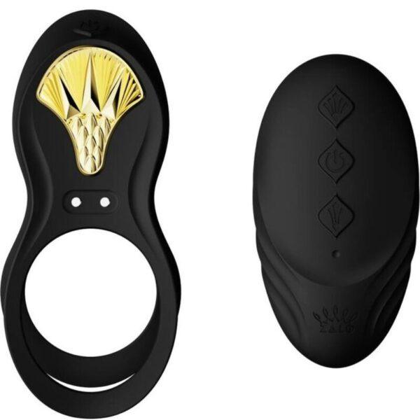 ZALO - BAYEK ANILLO VIBRADOR CONTROL REMOTO PAREJAS NEGRO-ZALO (Dreamlove) EAN: 735632930387