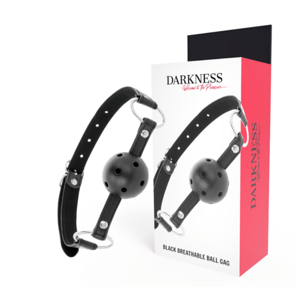 DARKNESS - MORDAZA TRANSPIRABLE NEGRO-DARKNESS BONDAGE (Dreamlove) EAN: 8435565903343
