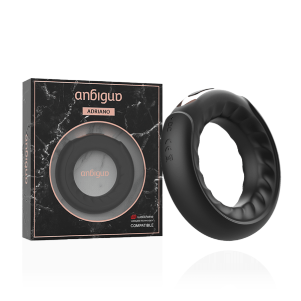 ANBIGUO - ADRIANO ANILLO VIBRADOR COMPATIBLE CON WATCHME WIRELESS TECHNOLOGY-ANBIGUO (Dreamlove) EAN: 8435565937775 - Imagen 2