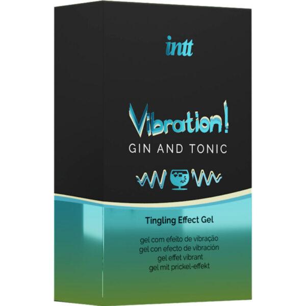 INTT - POTENTE ESTIMULANTE ÍNTIMO GEL VIBRADOR LIQUIDO GIN & TONIC 15ML-INTT UNISEX AROUSAL GEL (Dreamlove) EAN: 5600304015493 - Imagen 3