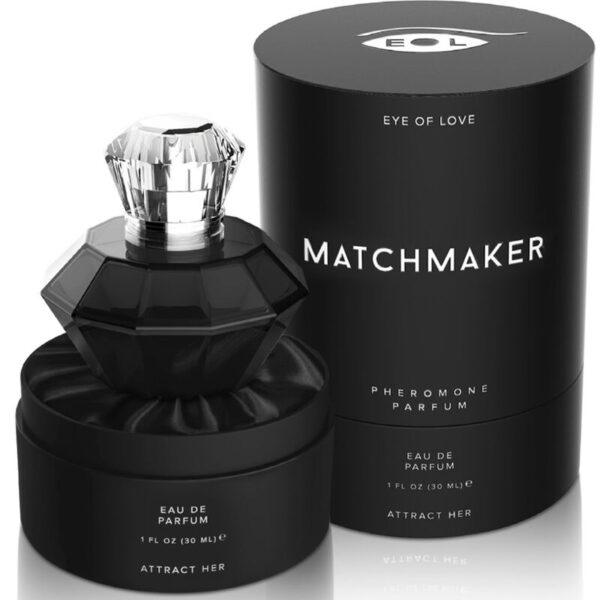 EYE OF LOVE - MATCHMAKER BLACK DIAMOND PERFUME FEROMONAS PARA ÉL 30 ML-EYE OF LOVE (Dreamlove) EAN: 818141014103 - Imagen 2