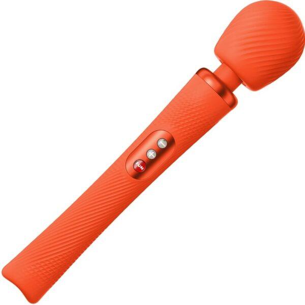 FUN FACTORY - VIM WAND RUMBLE VIBRADOR RECARGABLE SILICONA NARANJA-FUN FACTORY (Dreamlove) EAN: 4032498100005