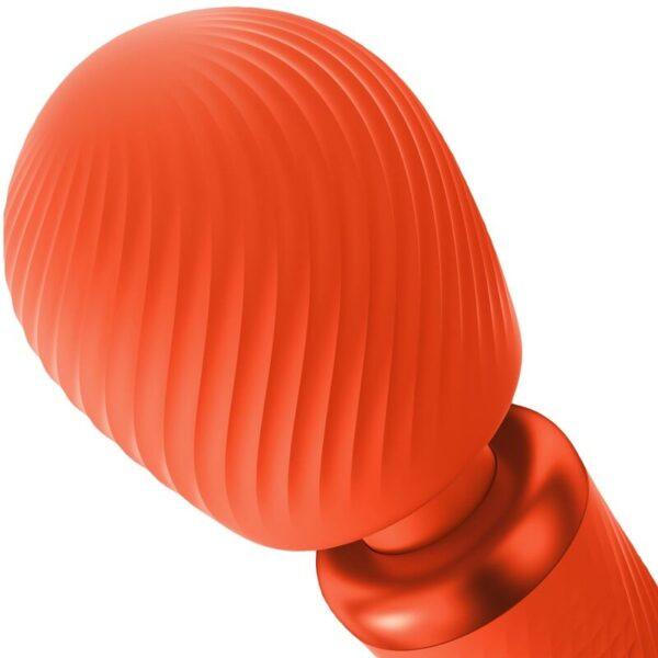 FUN FACTORY - VIM WAND RUMBLE VIBRADOR RECARGABLE SILICONA NARANJA-FUN FACTORY (Dreamlove) EAN: 4032498100005 - Imagen 3