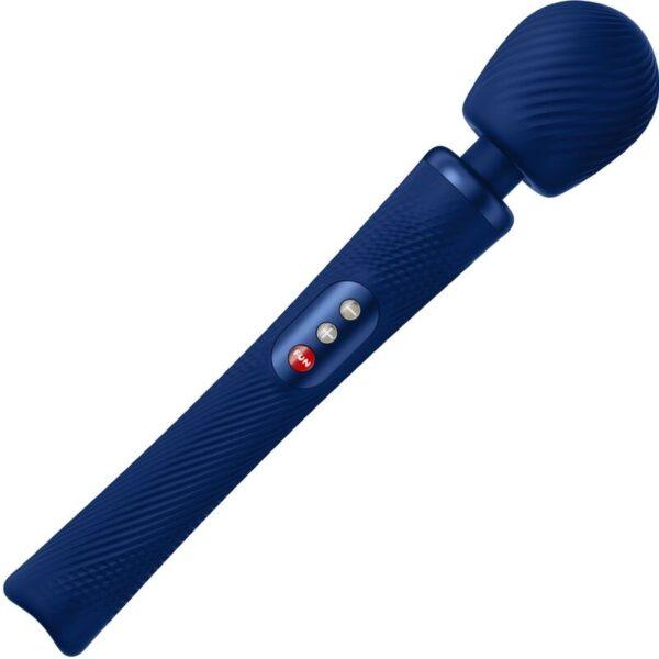 FUN FACTORY - VIM WAND RUMBLE VIBRADOR RECARGABLE SILICONA AZUL MEDIANOCHE-FUN FACTORY (Dreamlove) EAN: 4032498100012