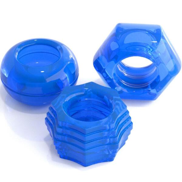 CLASSIX - SET 3 ANILLOS PENE AZUL-CLASSIX (Dreamlove) EAN: 603912760798