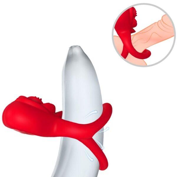 ARMONY - ANILLO VIBRADOR CORAZÓN ROJO-ARMONY FOR HIM (Dreamlove) EAN: 6972377361876 - Imagen 2