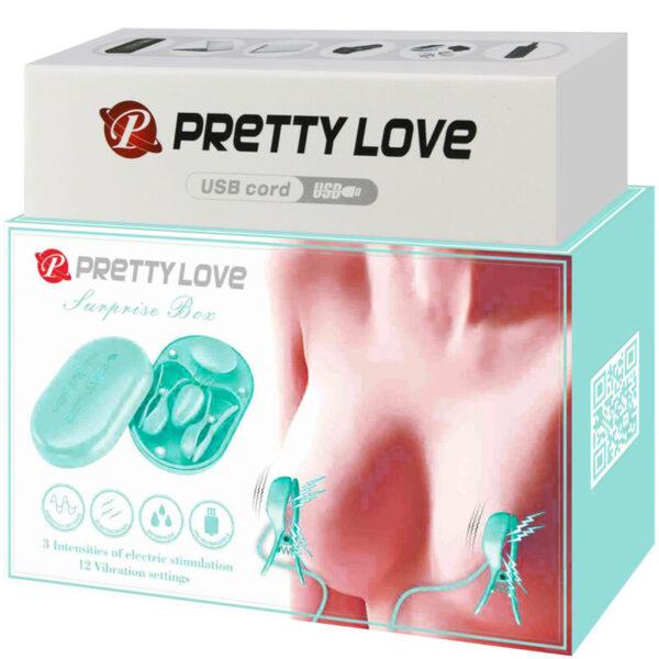 PRETTY LOVE - SURPRISE BOX PINZAS ELECTRO ESTIMULACION AZUL-PRETTY LOVE FLIRTATION (Dreamlove) EAN: 6959532329476 - Imagen 8