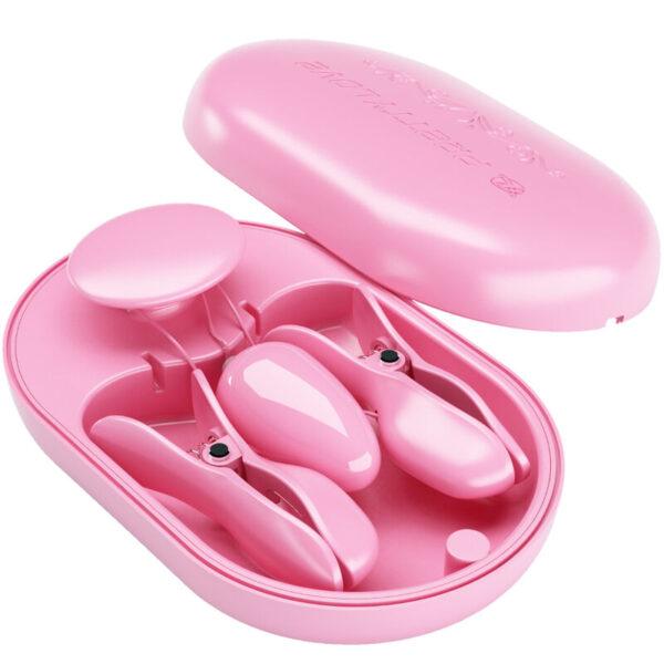 PRETTY LOVE - SURPRISE BOX PINZAS ELECTRO ESTIMULACION ROSA-PRETTY LOVE FLIRTATION (Dreamlove) EAN: 6959532329469 - Imagen 4