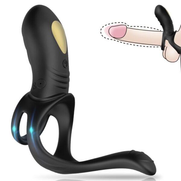 ARMONY - JOY JUMPER ANILLO VIBRADOR PAREJAS & PLUG ANAL CONTROL REMOTO NEGRO-ARMONY FOR HIM (Dreamlove) EAN: 6972377362736 - Imagen 2