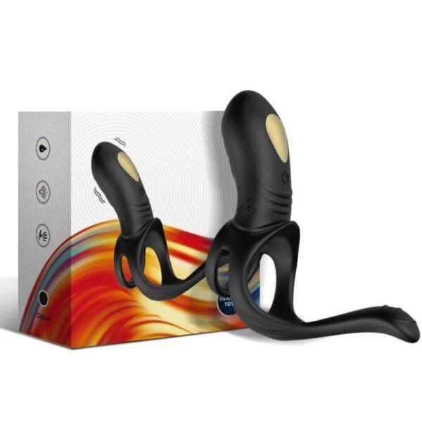 ARMONY - JOY JUMPER ANILLO VIBRADOR PAREJAS & PLUG ANAL CONTROL REMOTO NEGRO-ARMONY FOR HIM (Dreamlove) EAN: 6972377362736 - Imagen 4